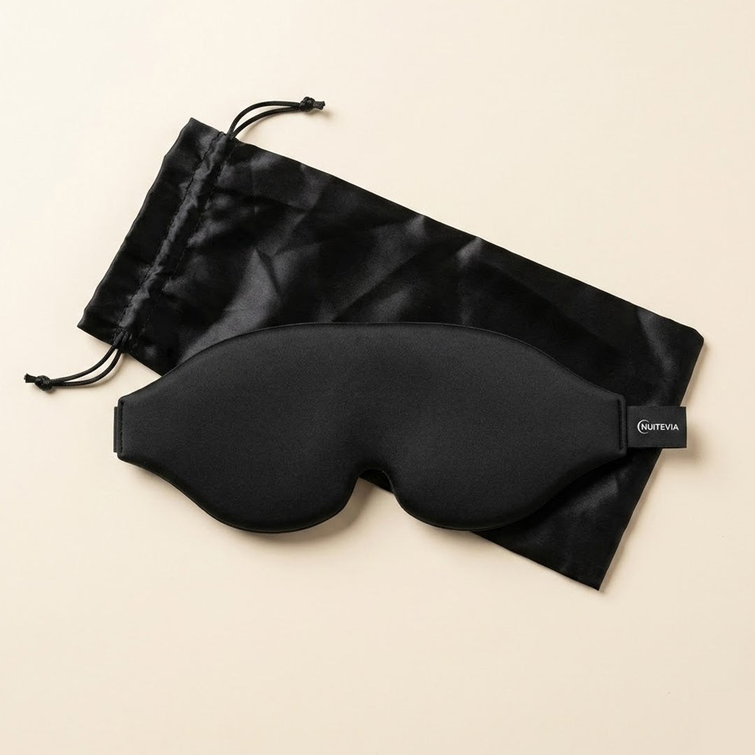 Kit Sommeil NUITEVIA - Masque Occultant & Bouchons Anti-Bruit